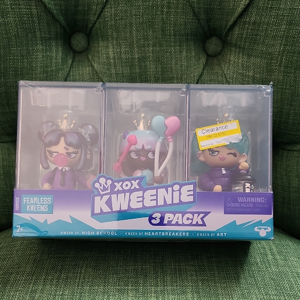 XOX Kweenie 3 Pack - Multicolor Kids Toy Set